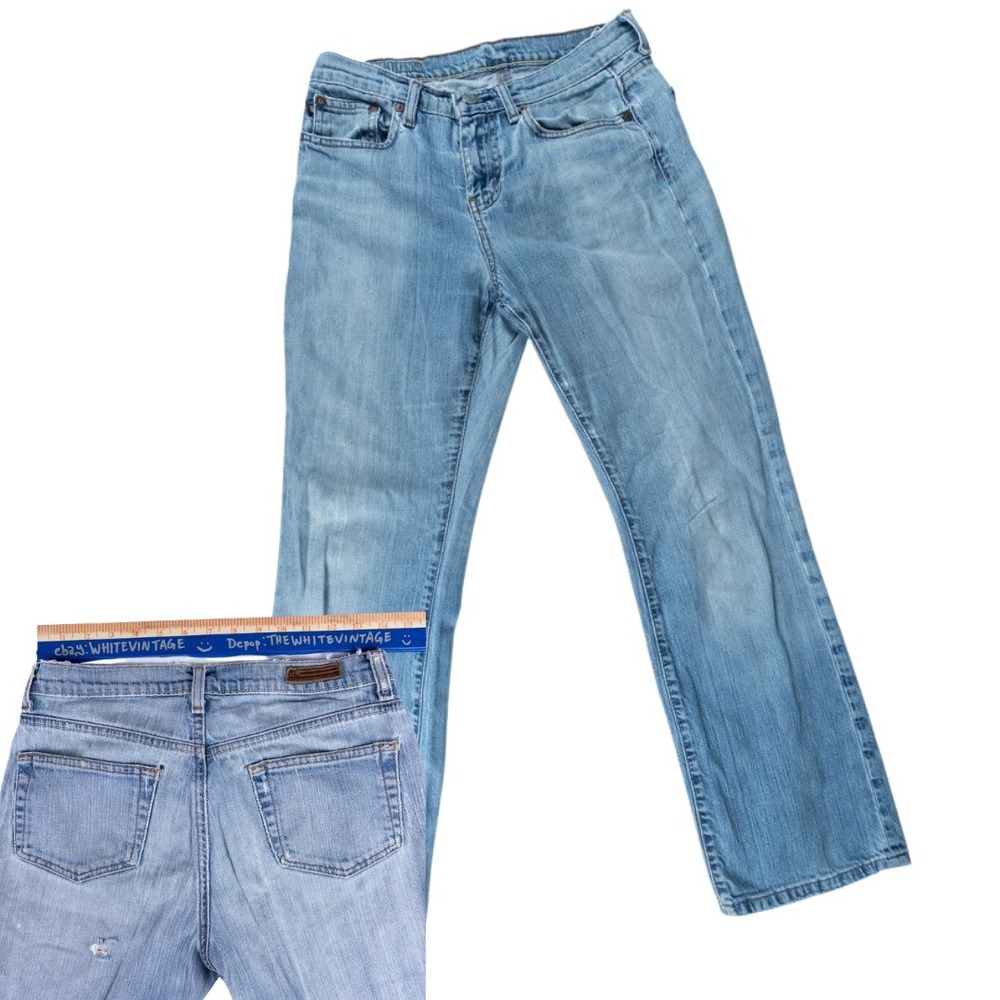 Polo Jeans Co Ralph Lauren Bootcut Women 6 Light Blue Saturday Jean Vintage Y2K